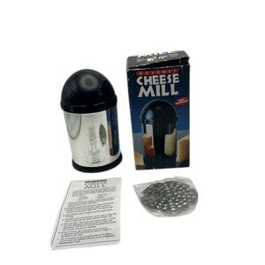 Vintage Jesco Gourmet Cheese Mill All  Purpose Grater  Box In Original Box Used